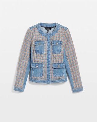 Denim + Tweed Jacket | White House Black Market